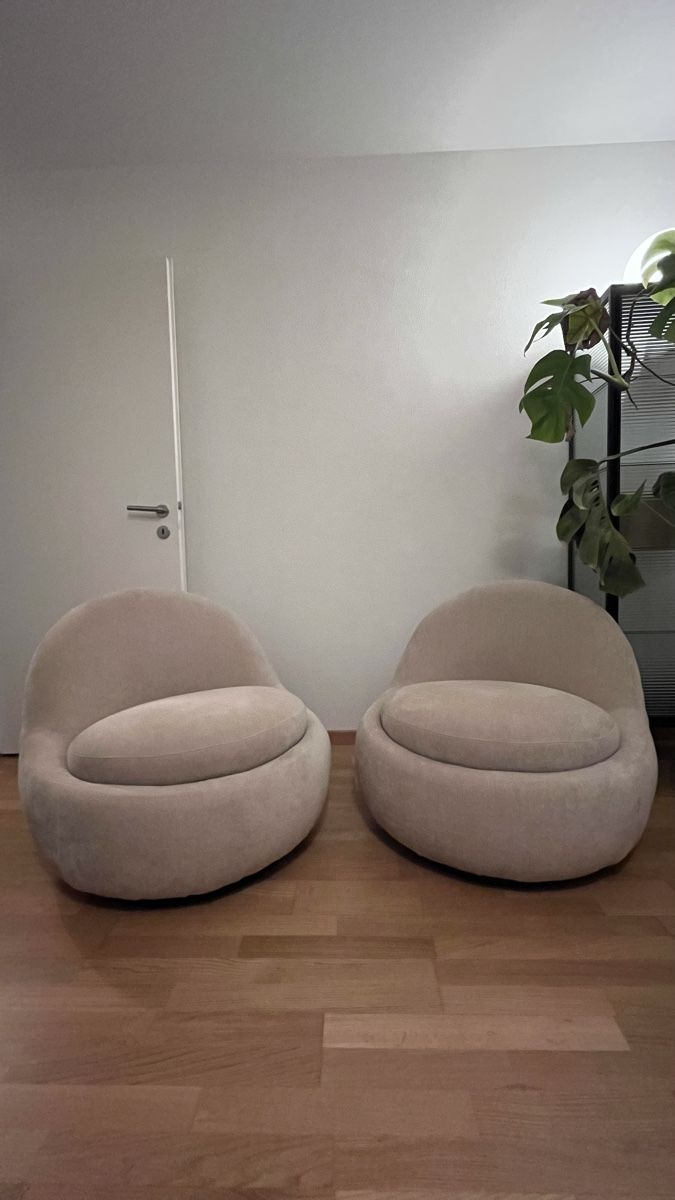 Poltrone: 2 x Swivel Armchairs (Drehsessel) – Usato da Zürich venduto da bdc_52py