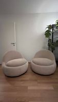2 x Swivel Armchairs (Drehsessel)