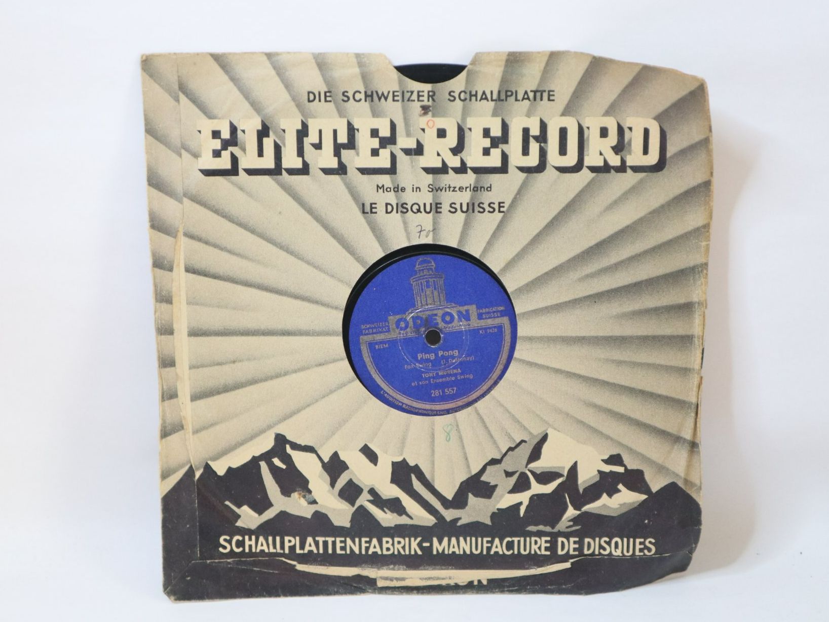 Vinyles: Schellack Tony Murena Ping Pong Swing Accordéon – D'occasion à Eschenbach SG par Astalavista 1