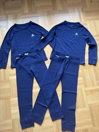Odlo Kinder Thermowäsche 2 Set, Grösse 116, Top Zustand!