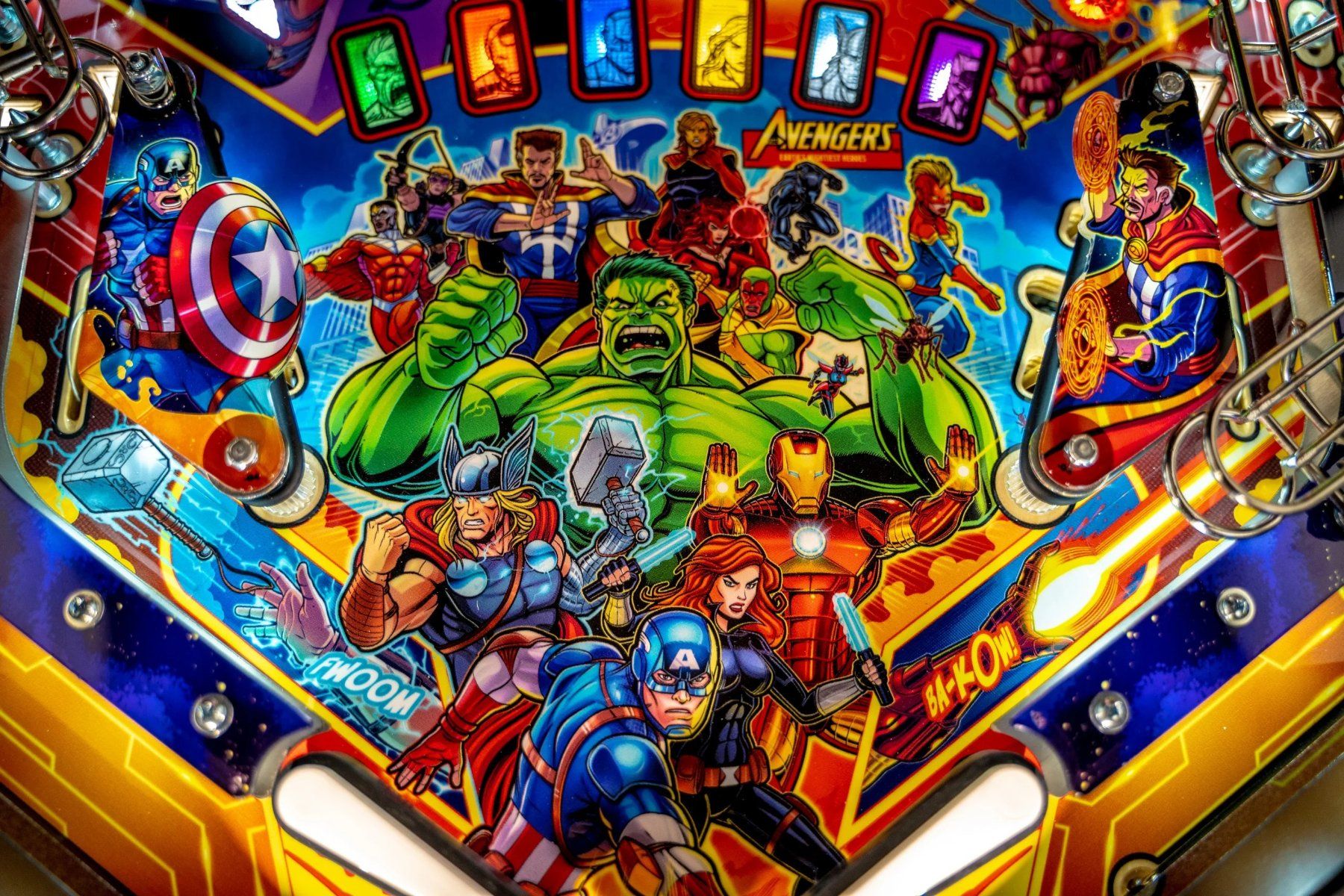Stern Pinball Flipper: Stern Avengers Infinity Quest LE + Topper Flipperkasten – Usato da Carì venduto da Max1102 2