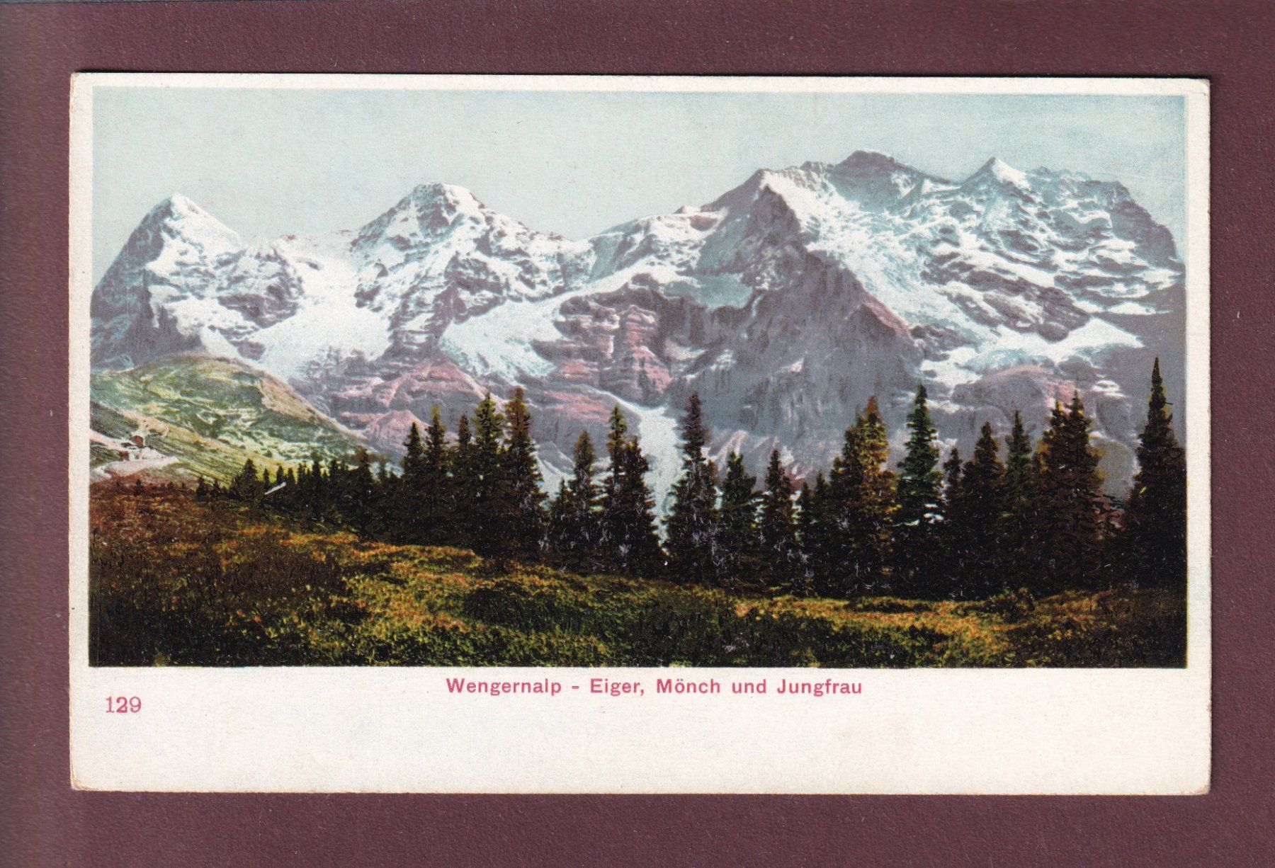 Cartes postales: WENGERNALP - Eiger - Mönch - Jungfrau – D'occasion à Pully par nicecards