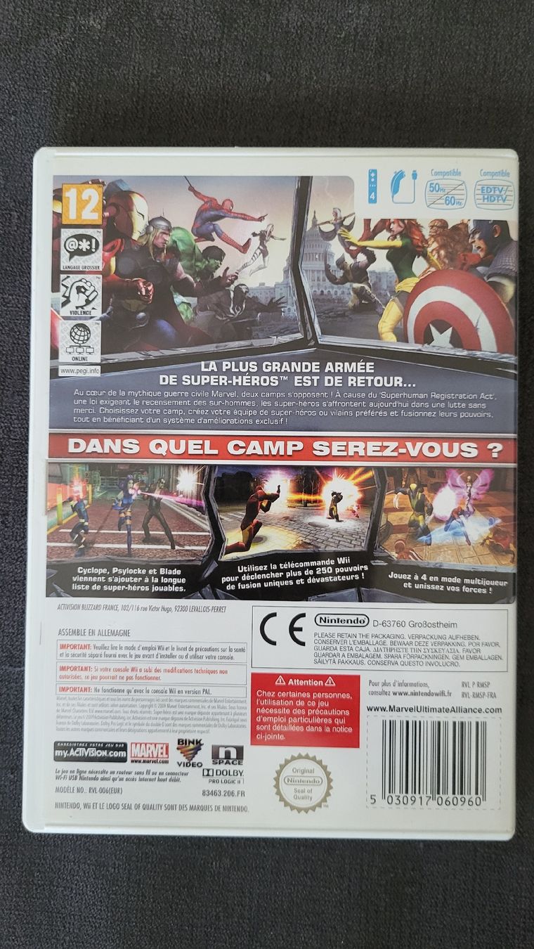 Nintendo Spiele: Marvel Ultimate Alliance 2 / Nintendo Wii Spiel Kompl. – Neu (gemäss Beschreibung) aus Biel/Bienne von Retrohr 2