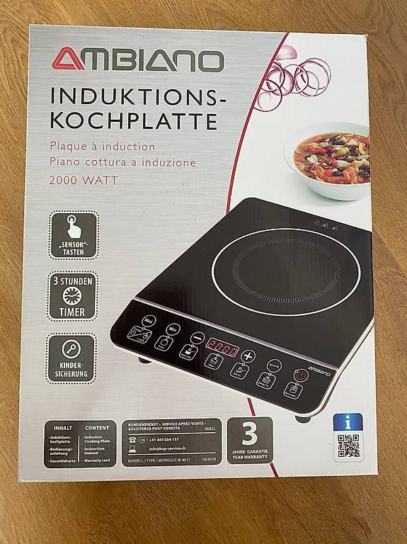 Ambiano Appareils de cuisine: PORTABLE INDUKTIONS KOCHPLATTE – Neuf (Voir description) à Alberswil par mina012 1