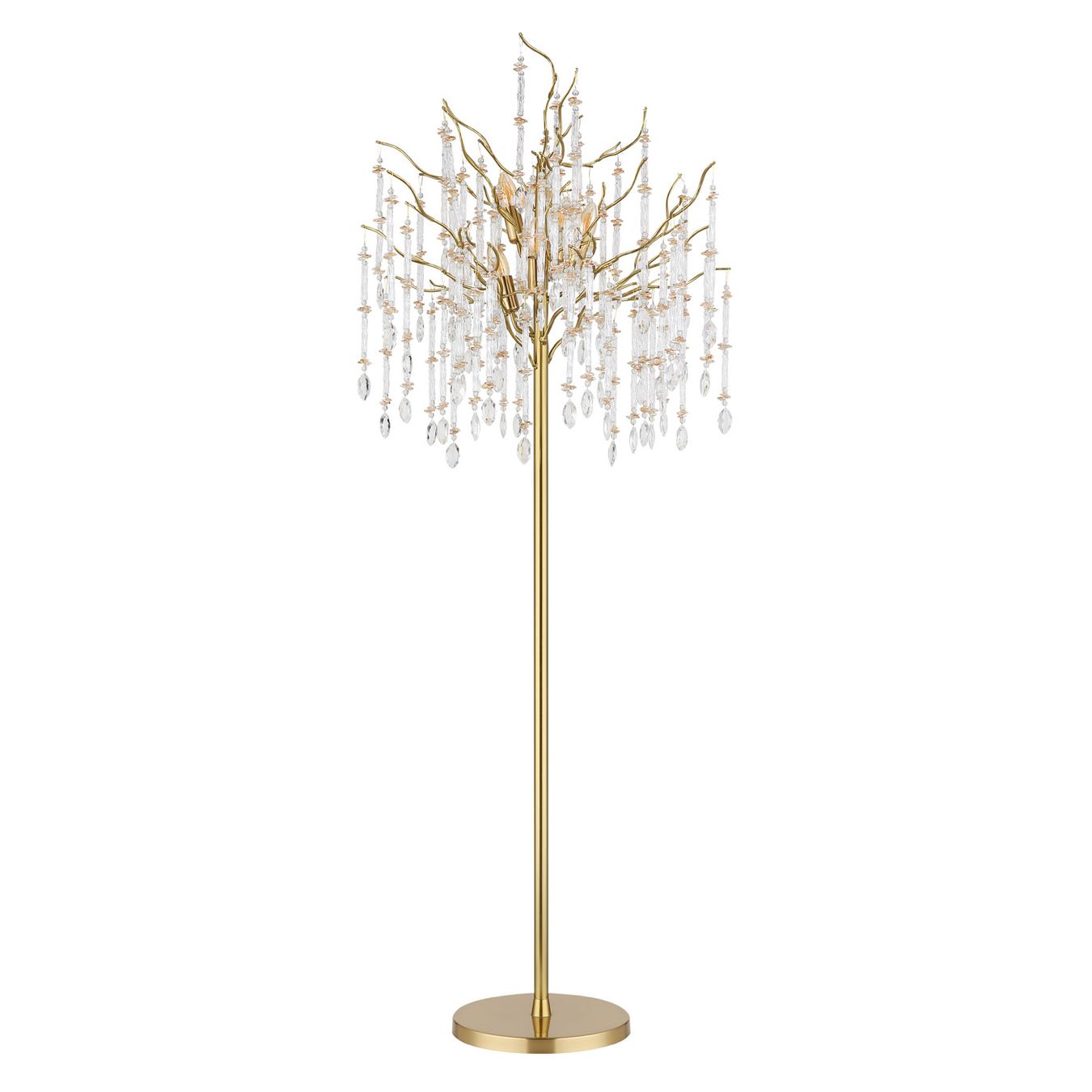 Lampade: Stehleuchte, Glaskristalle, 165 cm Höhe – Nuovo (secondo la descrizione) da Kreuzlingen venduto da Smart-Light 6