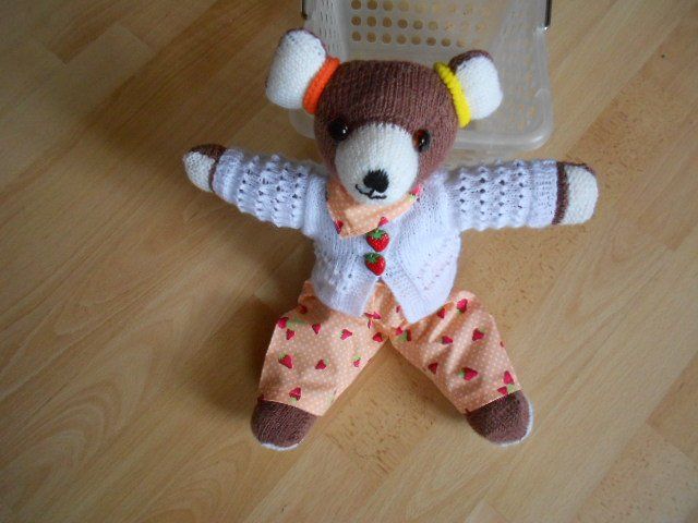 Bambole: Teddybär- Erdbeerbär HANDARBEIT – Nuovo (secondo la descrizione) da Flühli LU venduto da primula-47