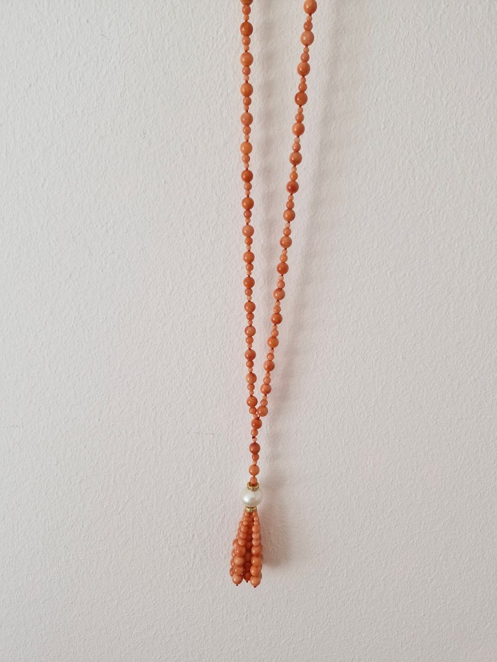 Catenine: Korallenkette mit schöner Quaste – Nuovo e nell'imballaggio originale da Muenchen venduto da enjoymunichdesign 5