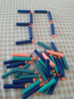 37 Nerf Darts Patronen für Nerf und XShot Pistolen