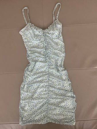 H&M Sommerkleid Blumenprint Rüschen Gr. S neuwertig ! 🌻🌼