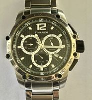 Montre chronographe homme T.Marco acier argenté
