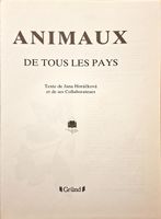 Alte Tierkunde: "Animaux de tous les pays" von Gründ