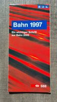 SBB Bahn 1997 Broschüre - Ausbauschritte