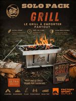 Grill Neuf pliable en acier