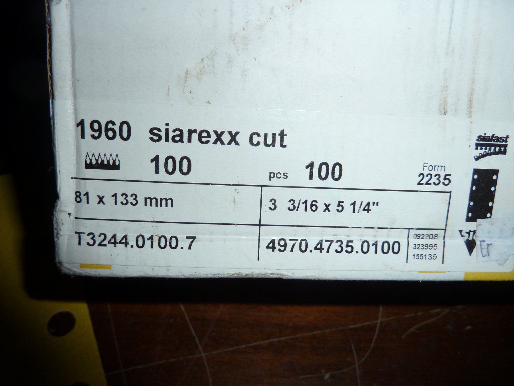 Alle Werkzeuge: Papier à poncer pour machine – Gebraucht aus Biel/Bienne von alex-841 1