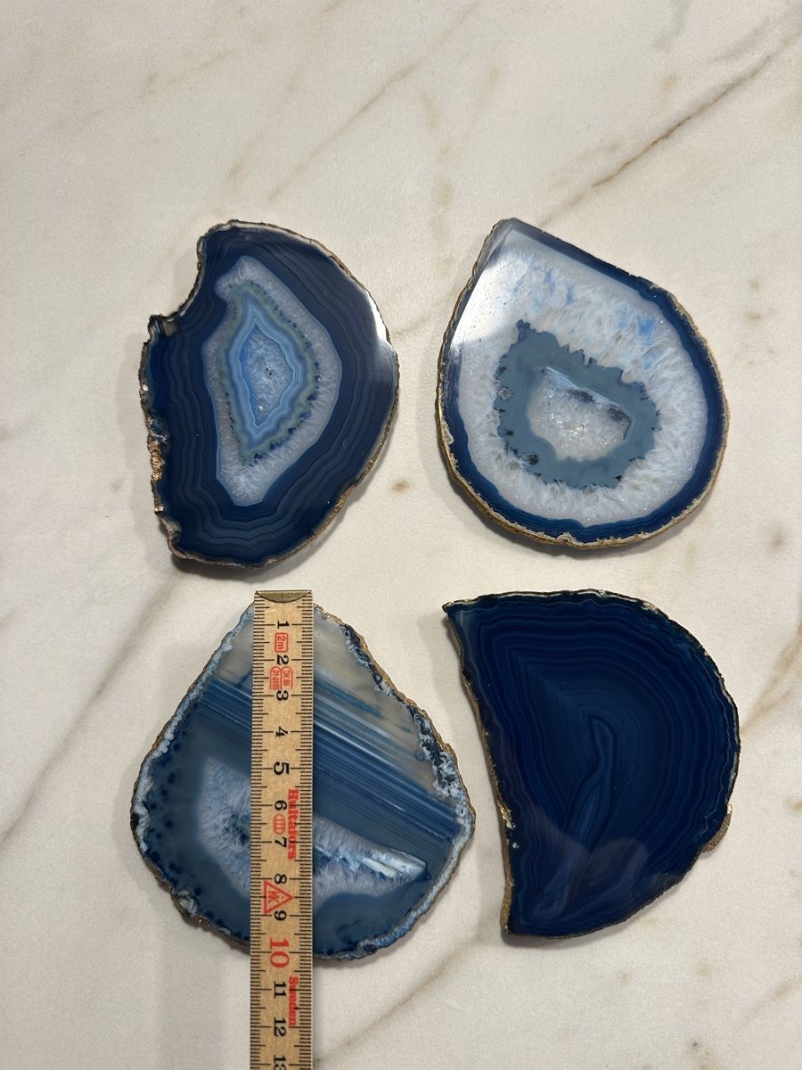Alle Dekorationen: 4er Set Achat (Agate) Stein – Neu (gemäss Beschreibung) aus Küsnacht ZH von adr_669g 3