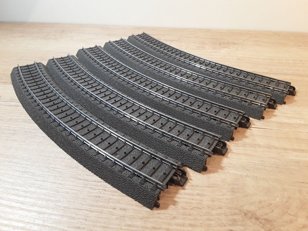 Marklin 24207 - Gebogen rail 7,5° / R2 (437,5 mm