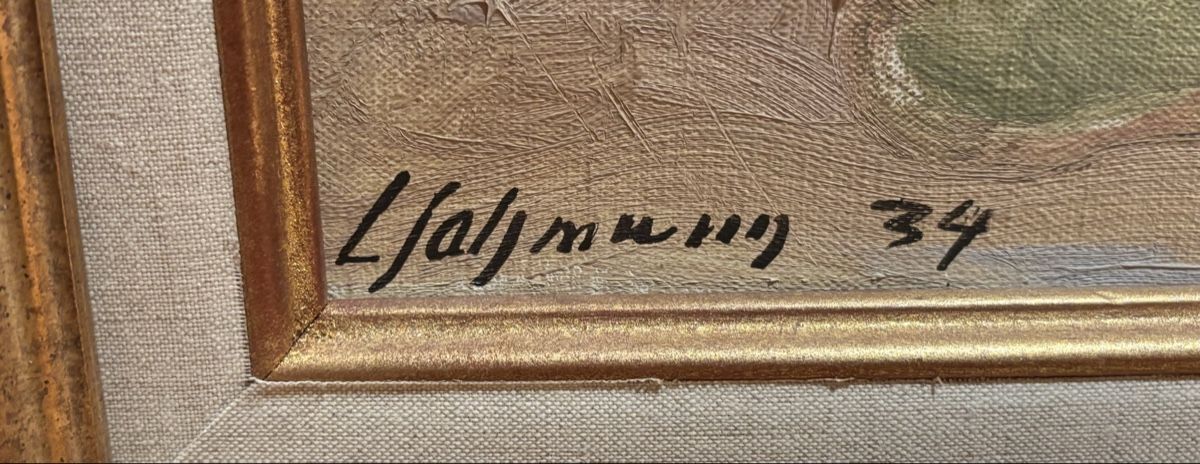 Gemälde: Tableau Louis Henri Salzmann 1934 – Gebraucht aus Chénens von elomedc 1