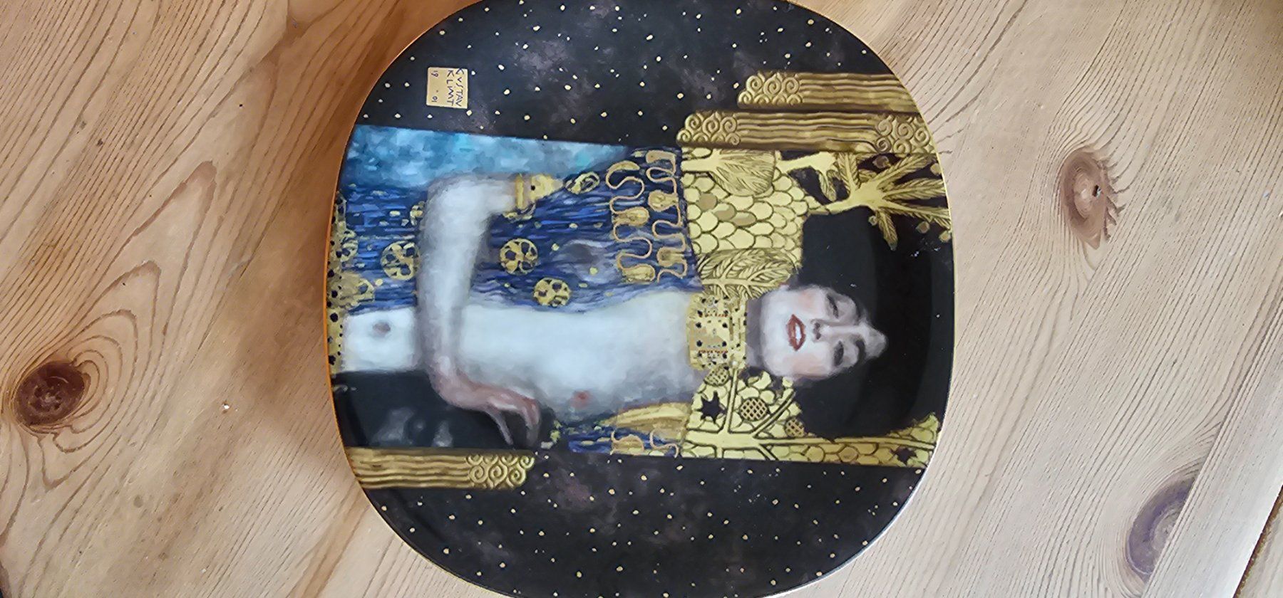 Teller: Gustav Klimt Teller – Gebraucht aus Zürich von janoscha