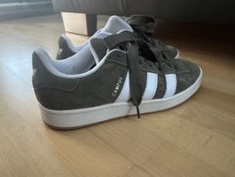 Adidas Campus Sneaker olivgrün weiss guter Zustand