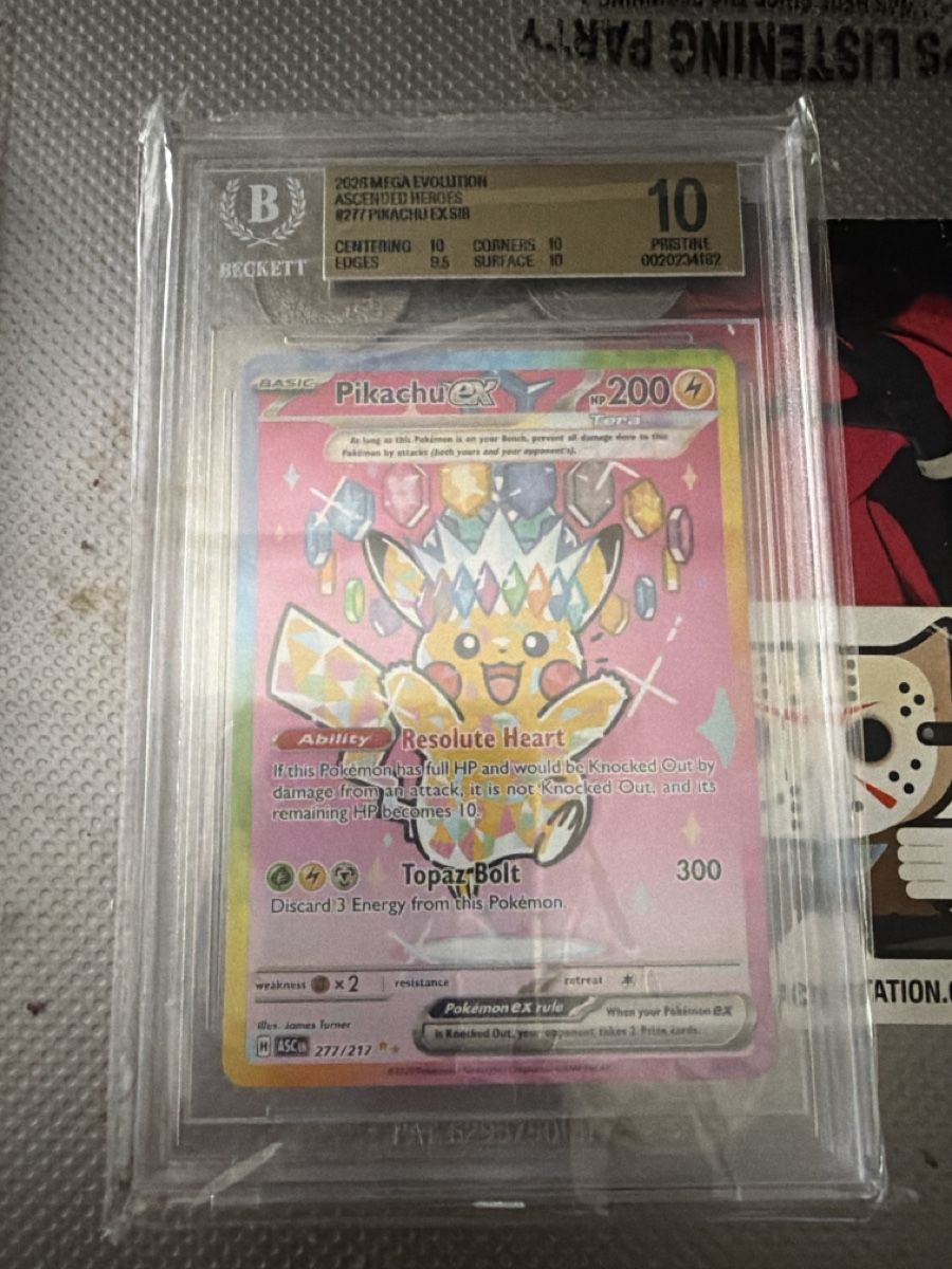 Pokémon Sammelbilder & Trading cards: Pikachu Ex 277 BGS 10 – Neu und originalverpackt aus Genève von Casperxx6