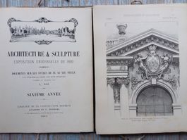 Ouvrage ancien, architecture. Exposition universelle 1900.