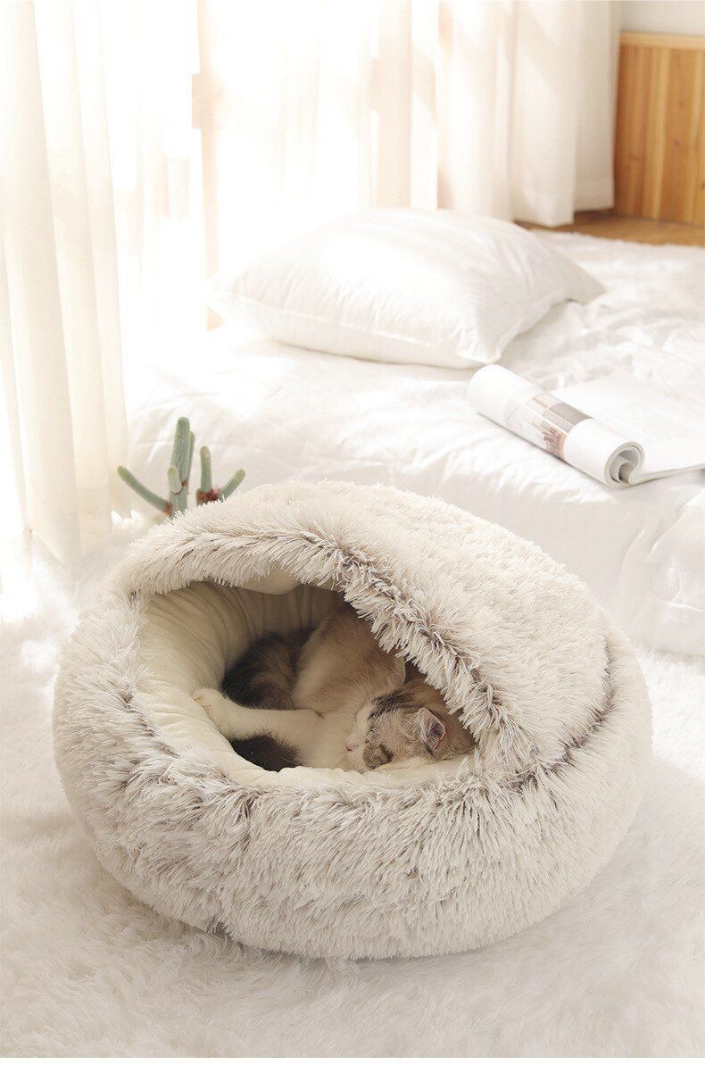 Cucce & Letti: Grotte à chat ultra-moelleuse Ø 40 cm – Nuovo e nell'imballaggio originale da Uvrier venduto da AlpineTreasures 2