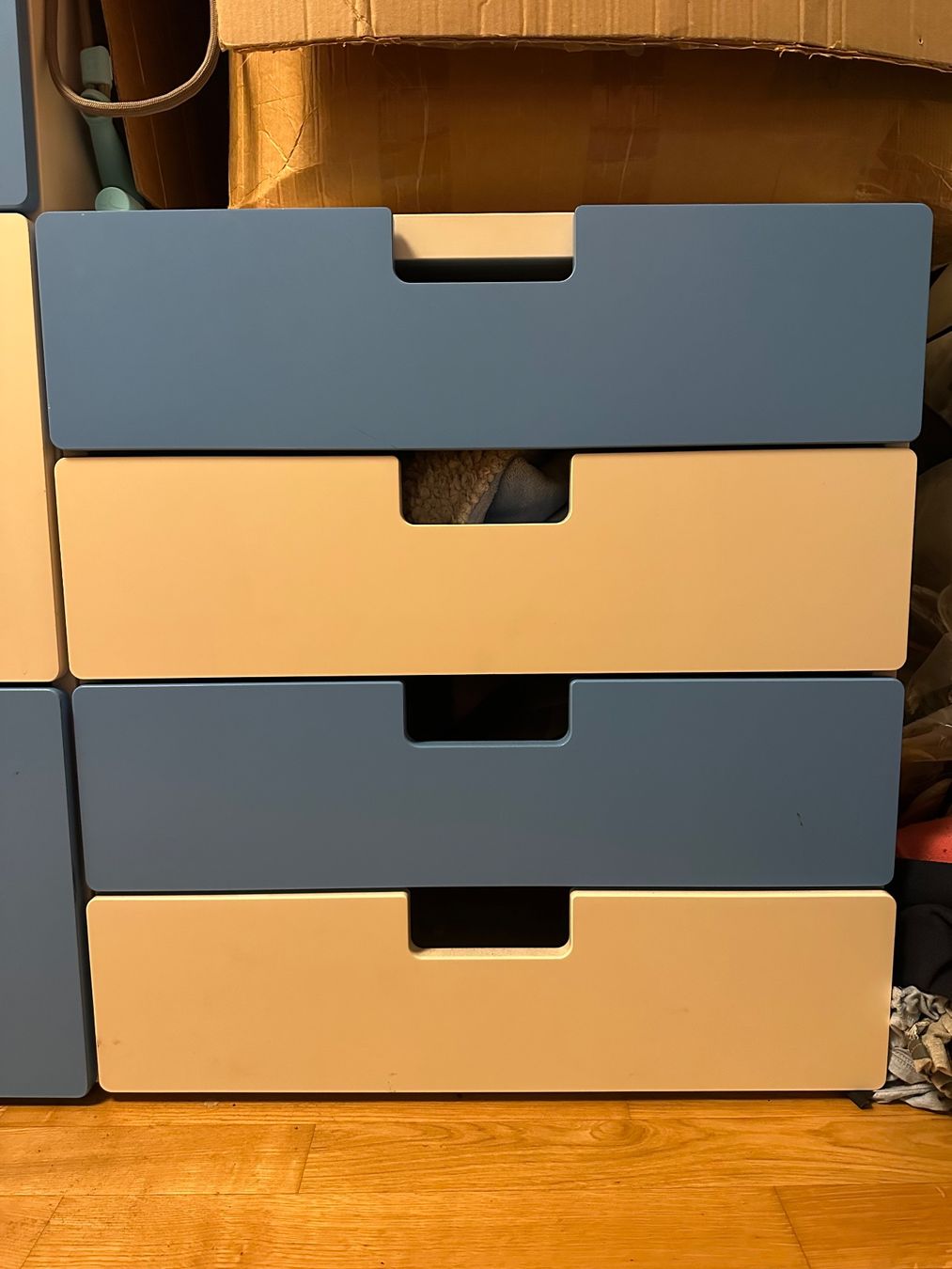Ikea Armadi: Kinderschrank-Set in blau/weiss mit Kommode – Usato da Dietikon venduto da Rodrigo 1