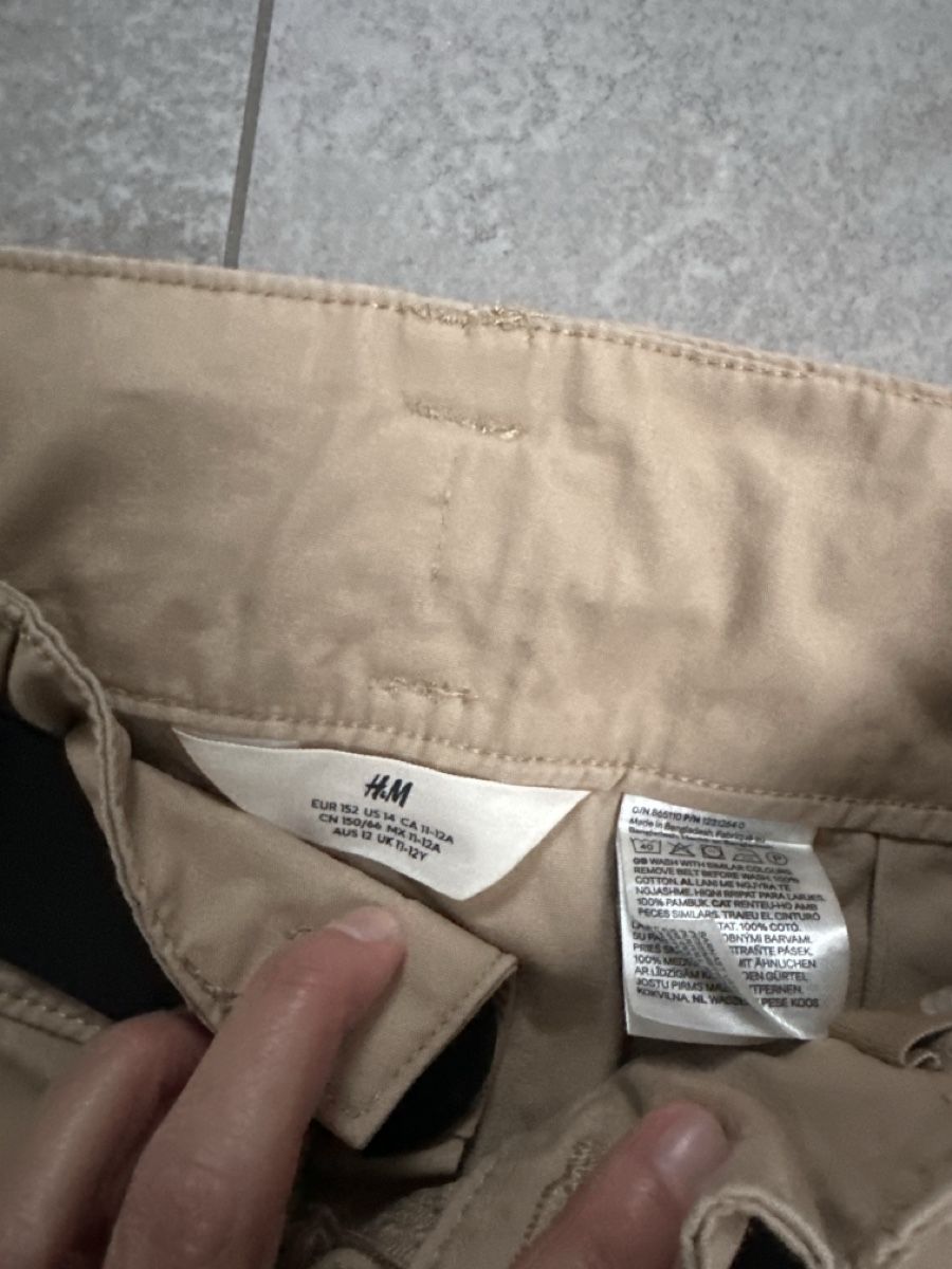 H&M Vestiti & Gonne: Rock beige mit Gürtel H&M Gr. 152 – Usato da Wileroltigen venduto da torro11 1
