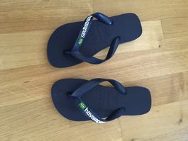 Havaianas Flip-Flops Blau Grösse EUR 35-36 / USA 3/4Y