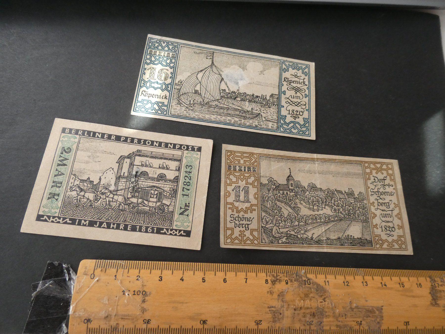 Banknoten: Dt. Reich,  Berlin  - Notgeldscheine – Gebraucht aus Hinterforst von Rohusri 1