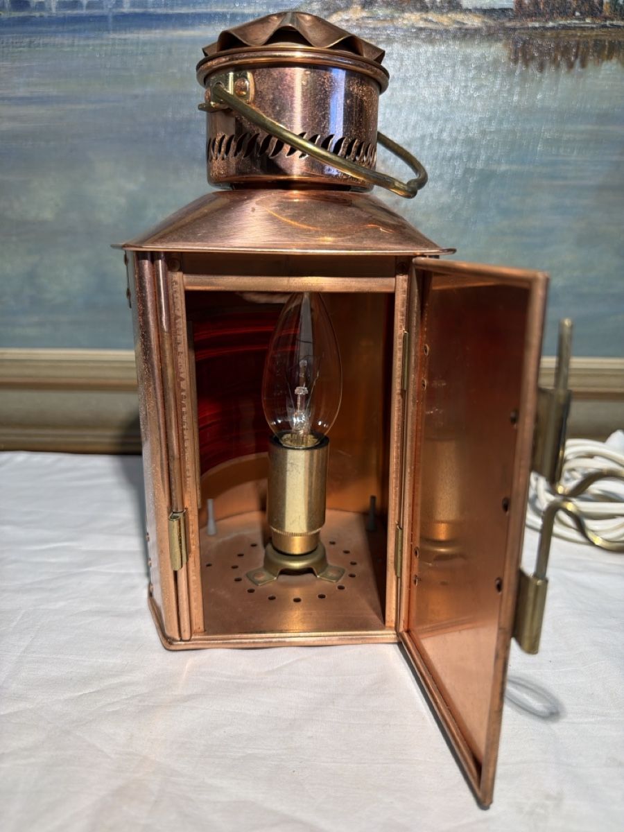 Lampade: Vintage Schiffslampe Backbord Lampe – Usato da dietikon venduto da fernando011 2