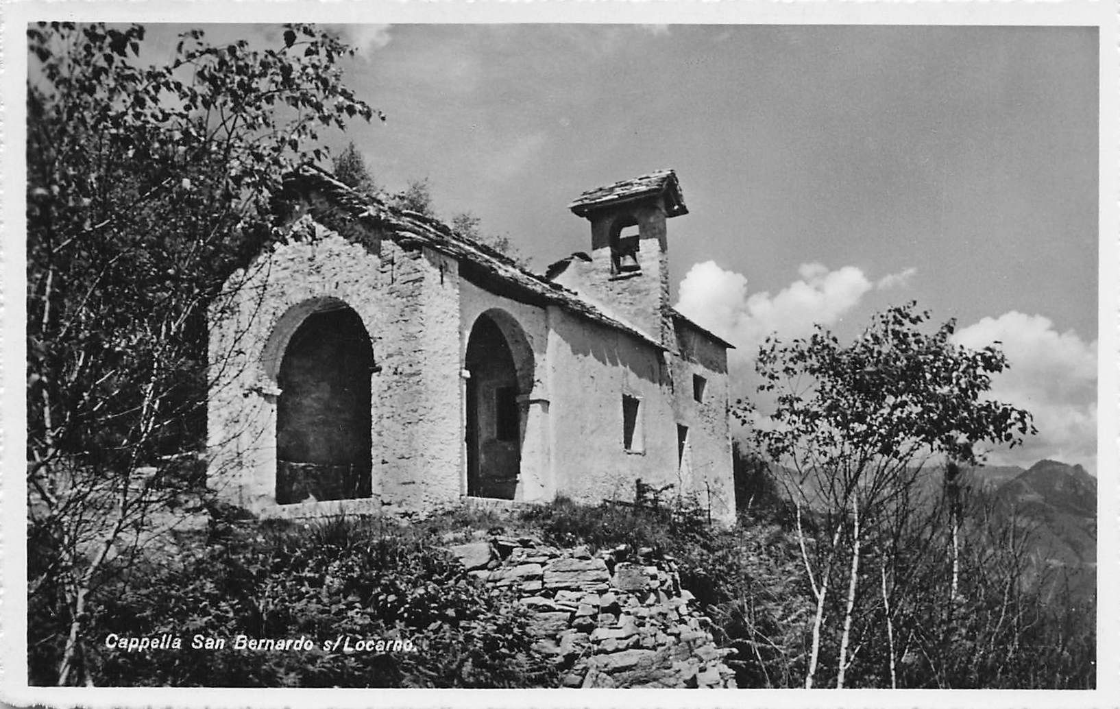 Cartoline postali: Cappella san bernardo Locarno – Usato da Biasca venduto da Blenio71