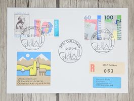 CL11 Enveloppe + Timbre Suisse 1994