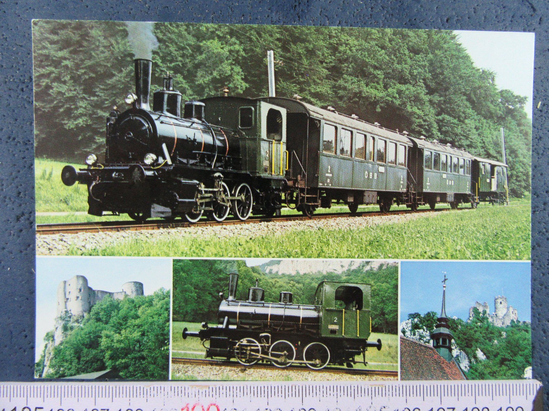Cartoline postali: OENSINGEN - BALSTHAL - BAHN DAPFZUG "CHLUSER-SCHNÄGG E3/3 – Usato da Ettingen venduto da Hausi4711