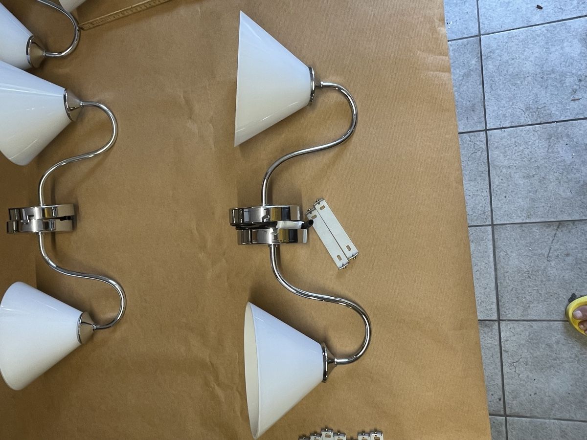 Lampade: 2er Set Wandlampen Art-deco Stil – Usato da Basel venduto da RAMSESSOLEIL