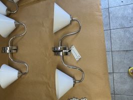 2er Set Wandlampen Art-deco Stil