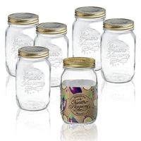 12 bocaux 1L Bormioli Rocco Einmachglas