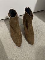 Braune Wildleder Stiefeletten Gr. 37