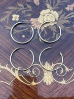 Boucles d'oreilles créoles dorées