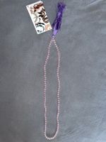 Lila Edelstein Mala Kette - Neu, mit Etikett! Top Zustand!