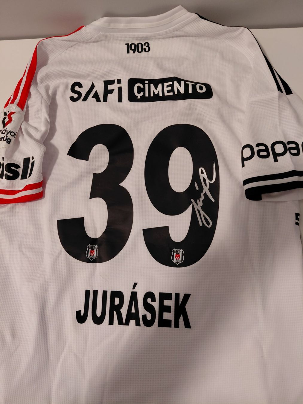 Canottiere & Pantaloni: Matchworn Trikot Besiktas Istanbul – Usato da Roggwil BE venduto da Schlifer01