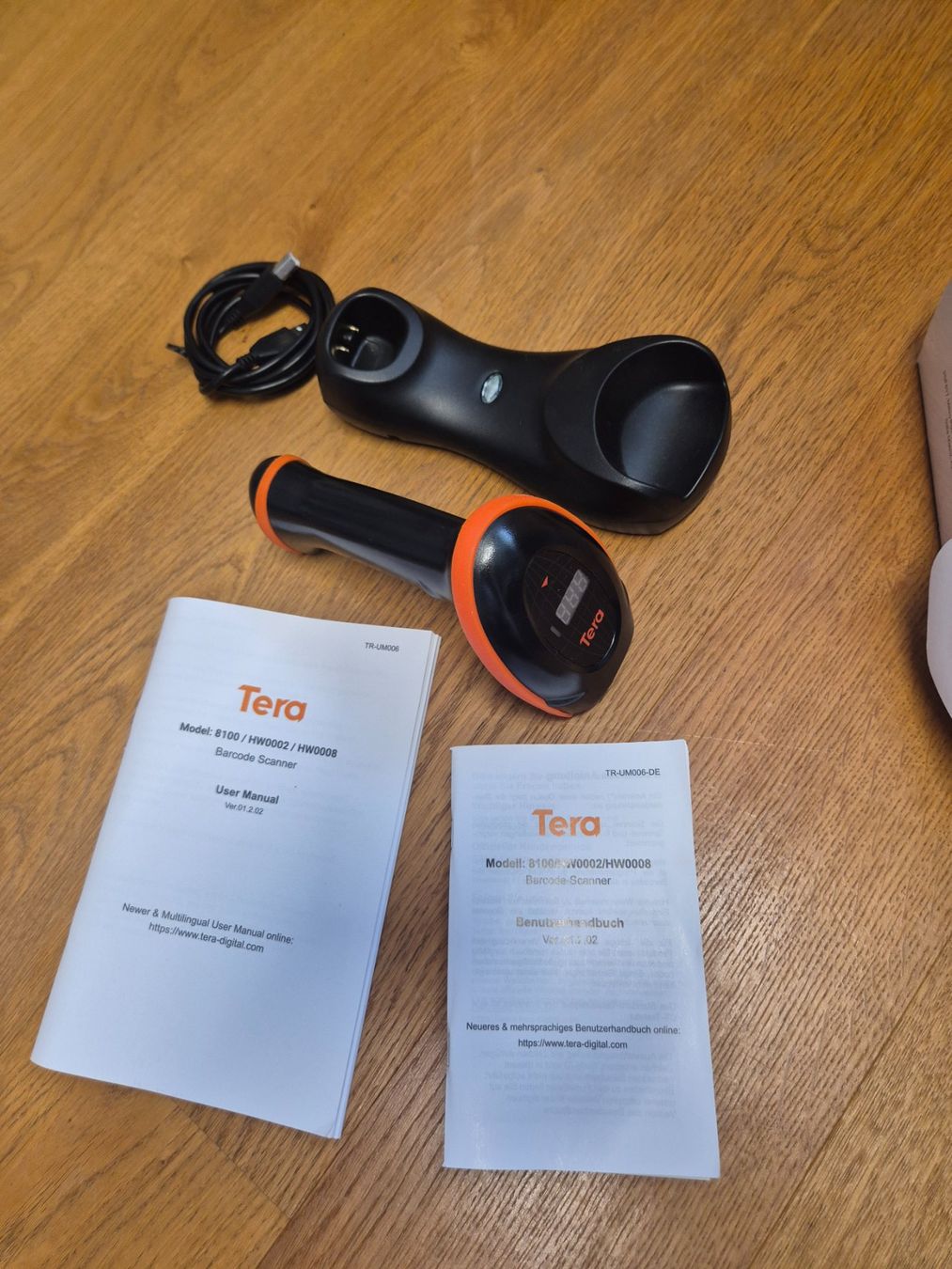 Scanner: Kabelloser Barcode Scanner mit Ladeschale Tera HW008 – Gebraucht aus Rickenbach b. Wil von agu_6jgz 3