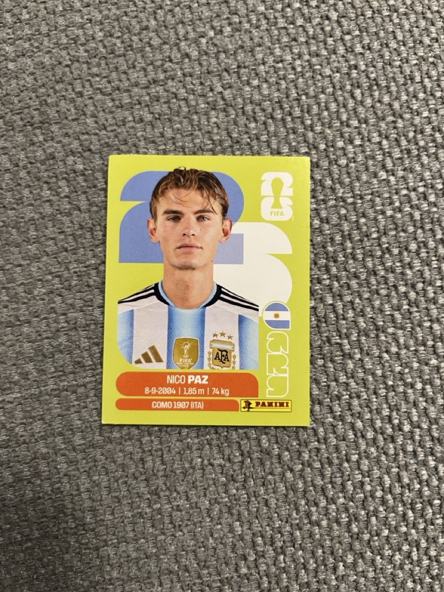 Panini Carte collezionabili: Panini WM Sticker Nico Paz ARG14 – Nuovo (secondo la descrizione) da Stäfa venduto da greety1981