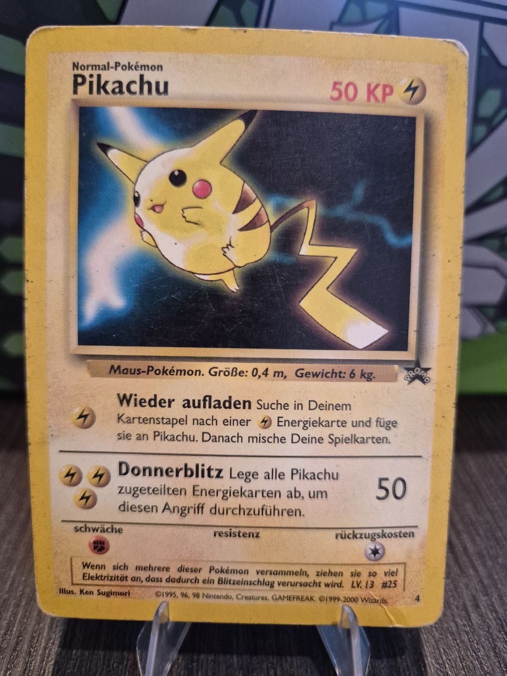 Pokémon Cartes à collectionner: Pokemon Pikachu Black Star Promo #4 – D'occasion à Luzern par Claike