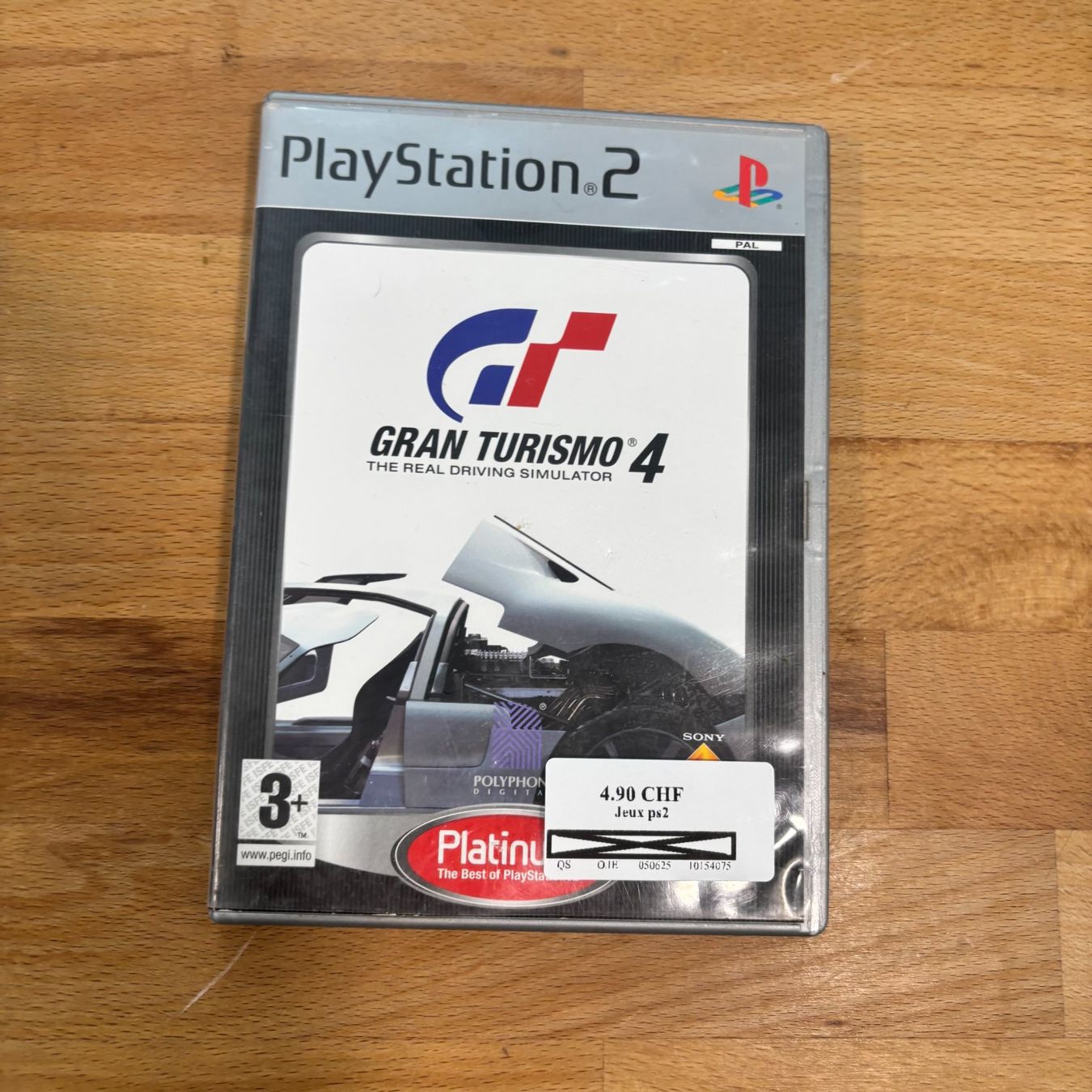 Spiele: Gran Turismo 4 PS2 - Édition Platinum - Jeu de course! – Gebraucht aus Lausanne von Korner-Cash
