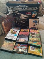10 giochi SEGA MEGA DRIVE 16 bit + scatola originale 