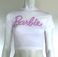 NEW Barbie Crop Top weiss white with Tags S Size 36
