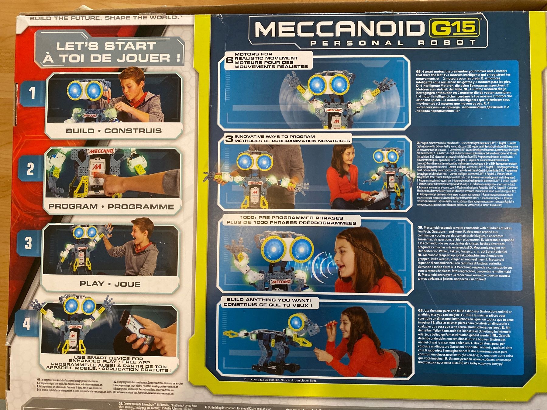 Meccano Giocattoli: Meccanoid G15 Meccano Tech - Robot Interactif jouet – Usato da Plan-les-Ouates venduto da Asolo22 7