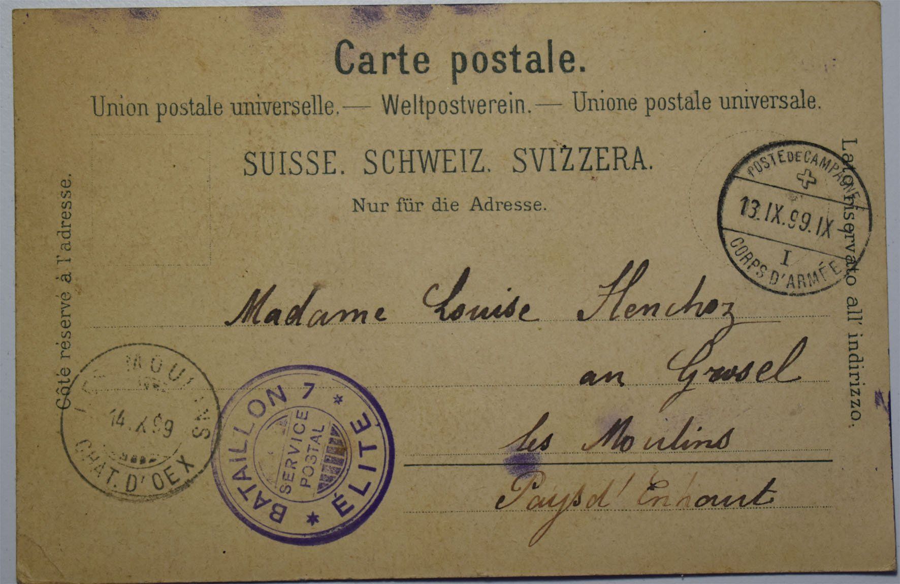 Cartoline postali: Cartes correspondances anciennes – Usato da Petit-Lancy venduto da Pimose 5