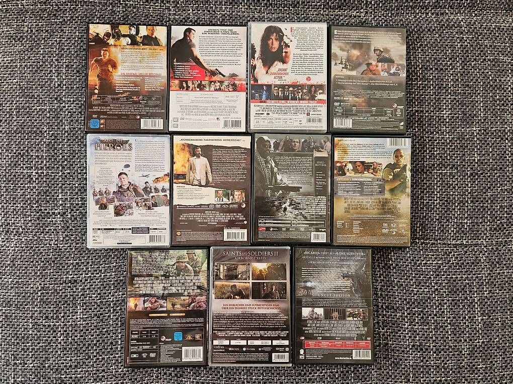 Tous les DVDs: Dvd 11 verschiedene Kriegs Filme – D'occasion à Blankenburg par kat_hx7f 1